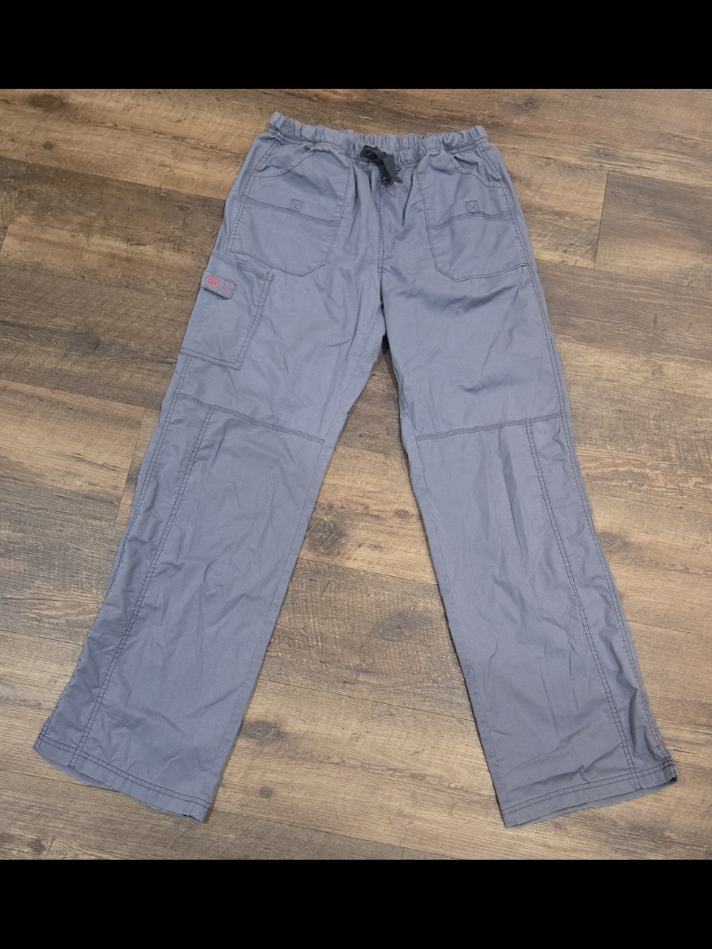 Cid Resources Gray Scrub Pants Elastic Waist Nurse